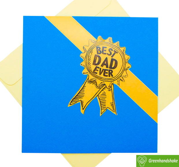 Best Dad, Pop Up Card, 3D Popup Greeting Cards - Unique Dedicated Handmade/Heartmade Art. Design Greeting Card for all occasion