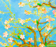 Van Gogh's Almond blossom (1890) Quilling Art Greeting Card - Perfect Gift for Any Occasion. Framable Artwork for Art Lovers. Ideal for Birthdays, Mother's Day, Father's Day & Christmas