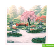 Whispers of Japan, Quilling Greeting Card - Unique Dedicated Handmade Art. Design Greeting Card for all occasion by GREENHANDSHAKE