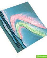 Aurora Magic, Quilling Greeting Card - Unique Dedicated Handmade Art. Design Greeting Card for all occasion by GREENHANDSHAKE
