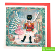 Merry Nutcracker Christmas, Quilling Greeting Card - Unique Dedicated Handmade/Heartmade Art. Design Greeting Card for all occasion