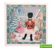 Merry Nutcracker Christmas, Quilling Greeting Card - Unique Dedicated Handmade/Heartmade Art. Design Greeting Card for all occasion