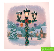 The Light of Holiday Spirit, Quilling Greeting Card - Unique Dedicated Handmade/Heartmade Art. Design Greeting Card for all occasion