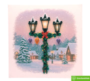 The Light of Holiday Spirit, Quilling Greeting Card - Unique Dedicated Handmade/Heartmade Art. Design Greeting Card for all occasion