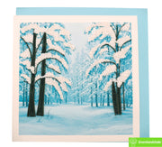 Winter Wonderland, Quilling Greeting Card - Unique Dedicated Handmade/Heartmade Art. Design Greeting Card for all occasion