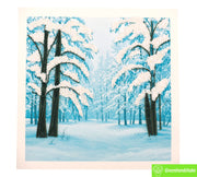 Winter Wonderland, Quilling Greeting Card - Unique Dedicated Handmade/Heartmade Art. Design Greeting Card for all occasion