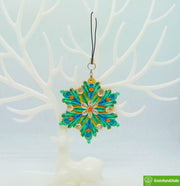 Colorful Snowflake, Christmas Quilling Ornaments Collection, Home Decorations Holiday Decor, Handmade Ornament, quilled Ornament