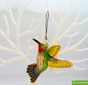 Hummingbird, Quilling Ornament, Home Decorations Holiday Decor, Handmade Ornament for Animal Lovers, Handbag Backpack Bag Purse Mobile