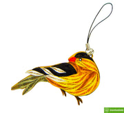 American Goldfinch, Quilling Ornament, Home Decorations Holiday Decor, Handmade Ornament for Animal Lovers, Handbag Backpack Bag Purse Mobile