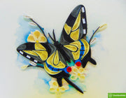 Swallowtail Butterfly Quilling Card; Perfect Gift For Any Occasion; To Say Happy Valentines Day Card, Anniversary by GREENHANDSHAKE