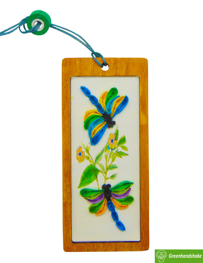 Dragonfly, Quilling Bookmark Gift for Friends Family Women Book Lovers Readers Teens Girls, Mothers Day Christmas Valentine, Gift for Men and Women