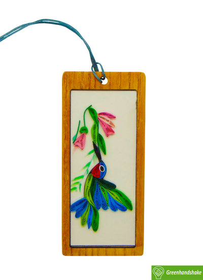 Hummingbird, Quilling Bookmark Gift for Friends Family Women Book Lovers Readers Teens Girls, Mothers Day Christmas Valentine, Gift for Men and Women