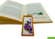 Basket of Violet, Quilling Bookmark Gift for Friends Family Book Lovers Readers Teens Girls, Mothers Day Christmas Valentine, Gift for Men and Women