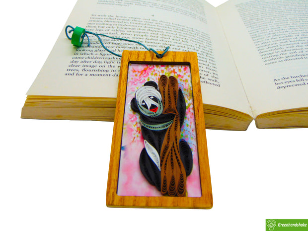 Panda, Quilling Bookmark Gift for Friends Family Women Book Lovers Readers Teens Girls, Mothers Day Christmas Valentine, Gift for Men and Women