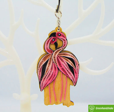 Chipping Sparrow, Home Decorations Holiday Decor, Handmade Ornament For Animal Lovers, Quilled Ornament, Handbag Backpack Bag Purse Mobile Phone Car...