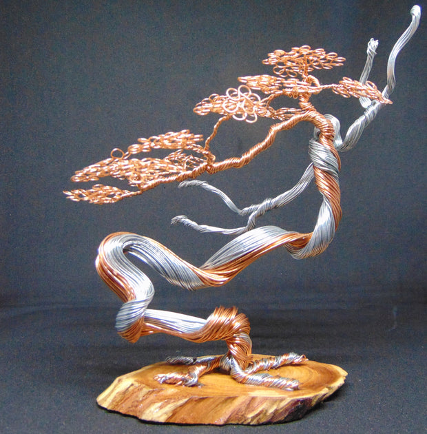 copper wire bonsai tree sculpture Mini GOLD Bonsai Copper Wire Tree Sculpture, best gift, handcraft, bra – GREENHANDSHAKE
