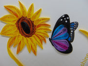 You are my sunshine, Quilling Greeting Card - Unique Dedicated Handmade Art. Design Greeting Card for all occasion by GREENHANDSHAKE